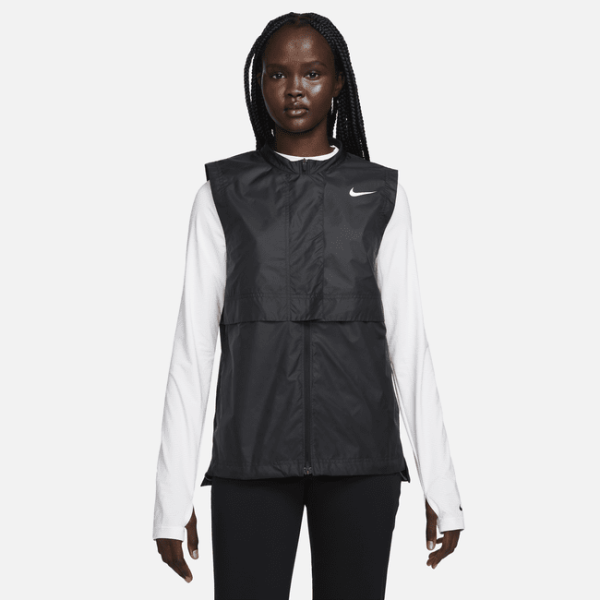 Nike Tour Repel-golfvest til kvinder - sort