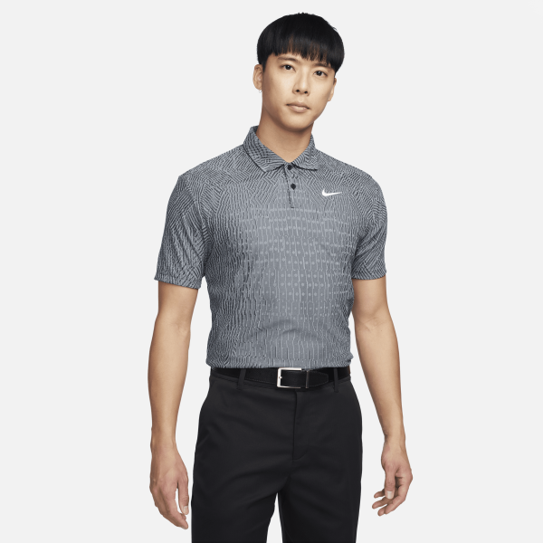 Nike Tour Dri-FIT ADV-golfpolo til mænd - grå