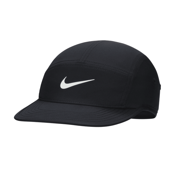 Ustruktureret Nike Dri-FIT Fly-Swoosh-kasket - sort