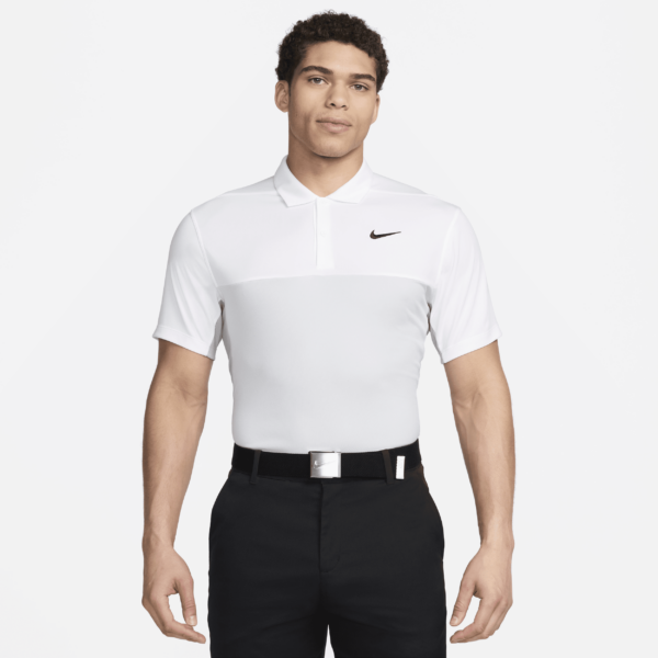 Nike Victory+ Dri-FIT-golfpolo til mænd - hvid