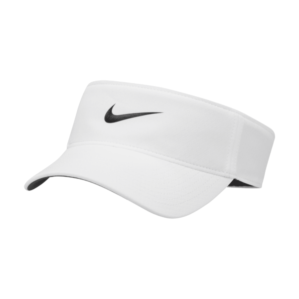 Nike Dri-FIT Ace Swoosh-solskærm - hvid