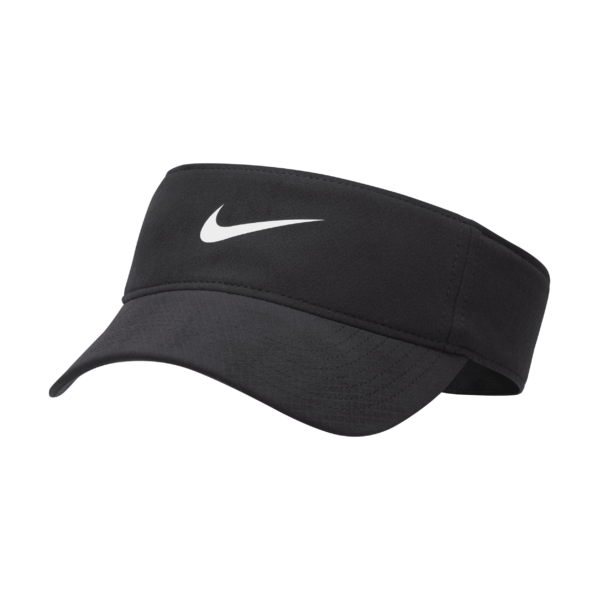 Nike Dri-FIT Ace Swoosh-solskærm - sort
