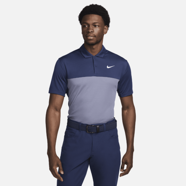 Nike Victory+ Dri-FIT-golfpolo til mænd - blå