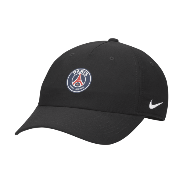 Paris Saint-Germain Club Nike Football-kasket uden struktur - sort