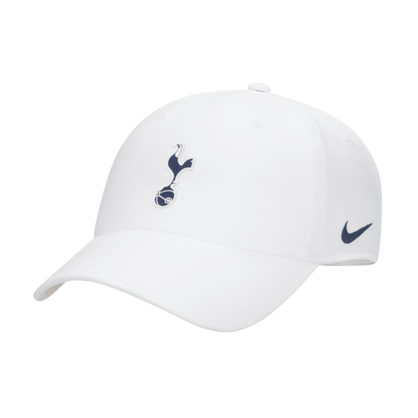 Tottenham Hotspur Club Nike Dri-FIT-fodboldkasket uden struktur - hvid