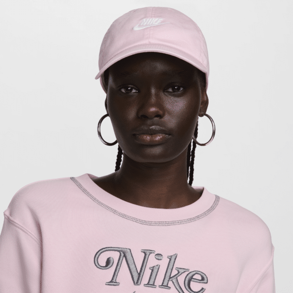 Ustruktureret Nike Club Futura Wash-kasket - Pink