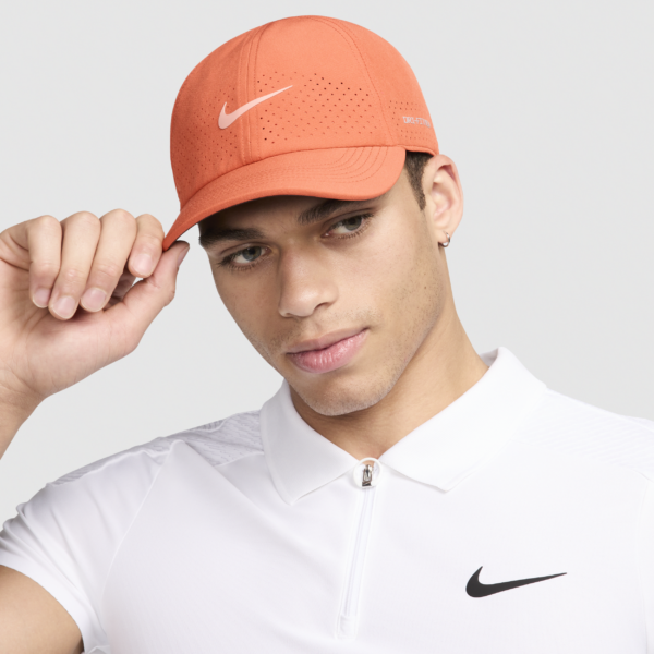 Nike Dri-FIT ADV Club-ustruktureret tenniskasket - Orange