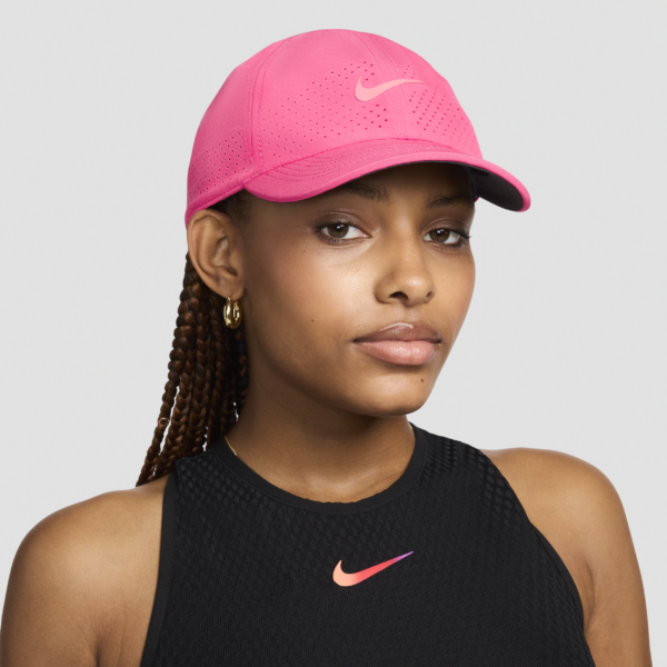 Nike Dri-FIT ADV Club-ustruktureret tenniskasket - Pink