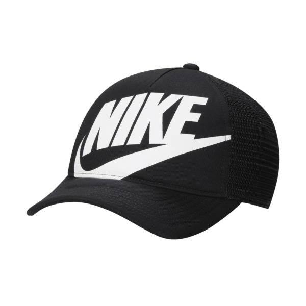 Struktureret Nike Rise-trucker-kasket til børn - sort