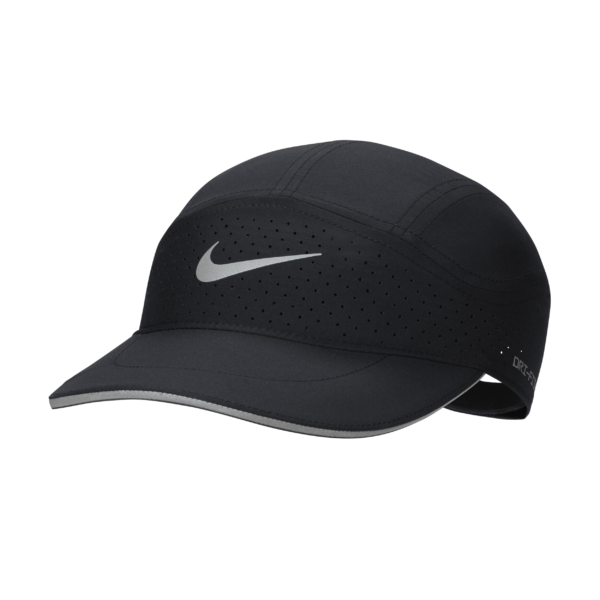 Ustruktureret Nike Dri-FIT ADV Fly-kasket med reflekterende design - sort