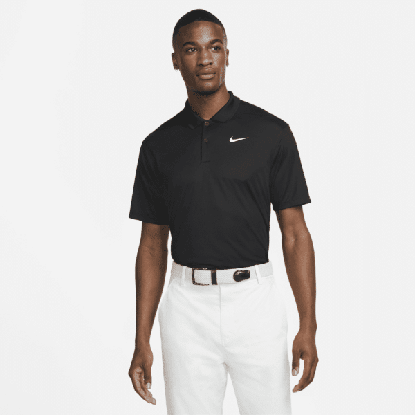 Nike Dri-FIT Victory-golfpolo til mænd - sort