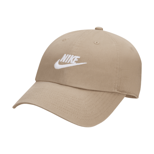 Ustruktureret Nike Club Futura Wash-kasket - brun