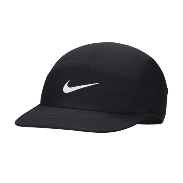 Ustruktureret Nike Dri-FIT Fly-Swoosh-kasket - sort