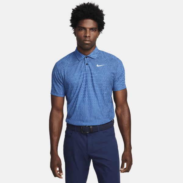 Nike Tour Dri-FIT ADV-golfpolo til mænd - blå