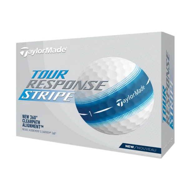 TaylorMade Tour Response Stripe Golfbolde - Blå