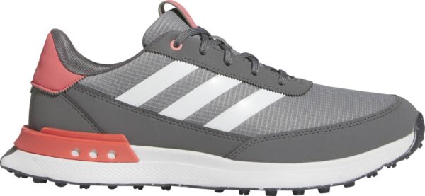 Adidas SG2 SL (2024) Vandtætte Herre Golfsko Uden Spikes - Grethr/Ftwwht/Prelsc - Str. 44 2/3 Normal