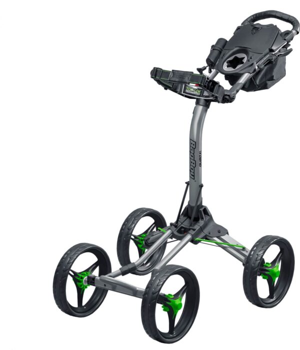 BagBoy Quad XL Golfvogn - Grey/Lime