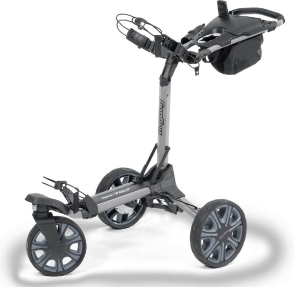 BagBoy VOLT Elektrisk golfvogn - Silver/Black - 380Wh, 24v (36 Huller)