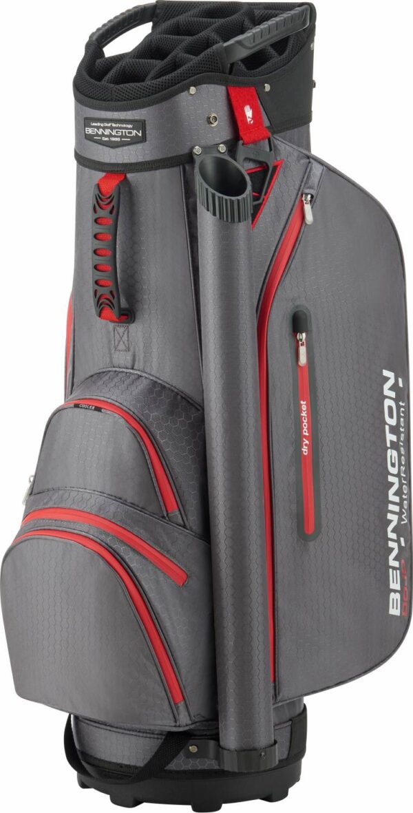 Bennington Dojo Vandafvisende Vognbag - Dark Grey/Red