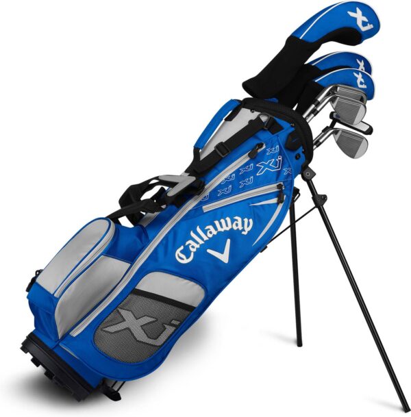 Callaway XJ Junior Golfsæt - Blue - Venstre - FW, 7, SW, Putter - Callaway Standard Junior Grafit