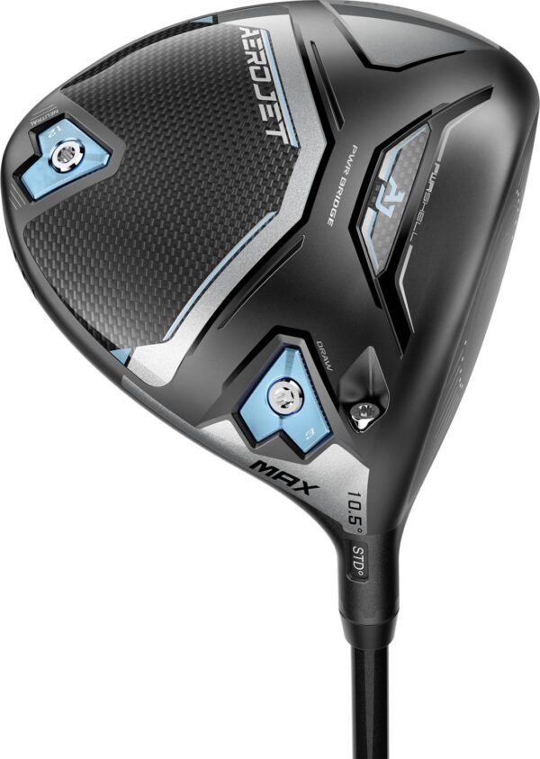 Cobra Aerojet MAX Dame Driver - Sort - Højre - 10.5° - UST Mamiya Helium Nanocore 4 Dame F1 Grafit