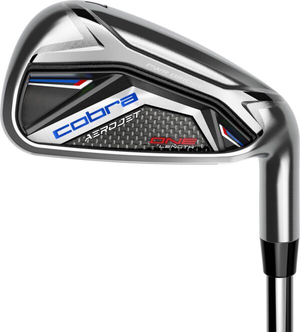 Cobra Aerojet One Length Herre Jernsæt - Chrome - Højre - 4 - KBS Tour Lite Regular Stål