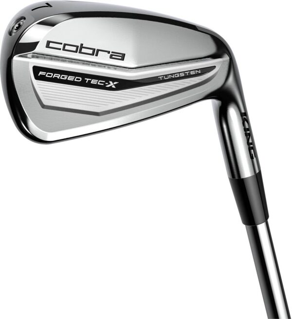 Cobra King Forged Tec X Herre Jernsæt - Chrome - Højre - 5-9, PW - KBS PGI 75 Regular Grafit