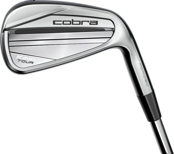 Cobra King Tour (2023) Herre Jernsæt - Chrome - Højre - 4-9, PW - KBS S-Taper 120 Stiff Stål