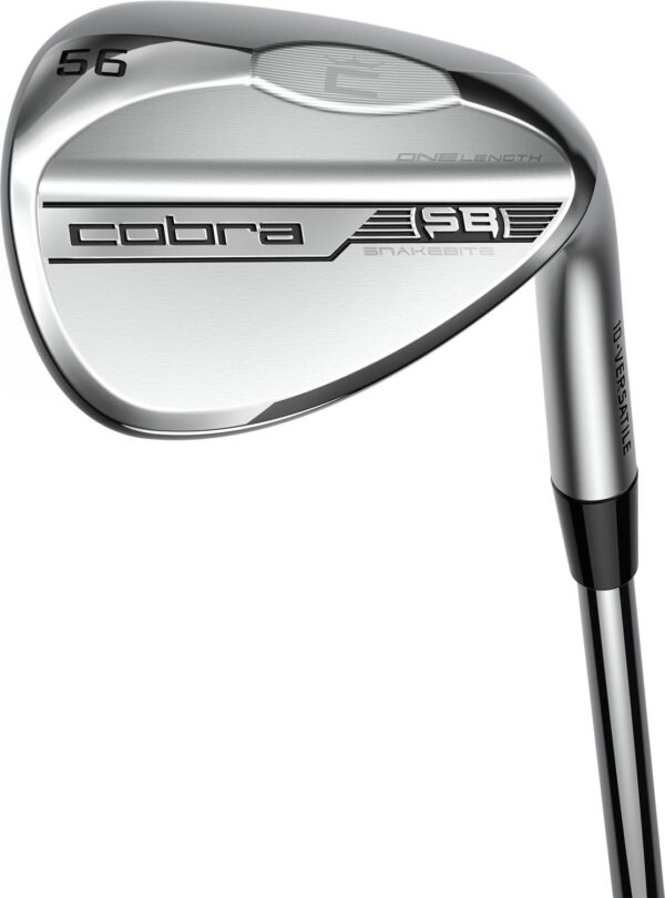 Cobra Snakebite One Length Versatile Herre Pitching Wedge - Chrome - Højre - 48.0° / 08° / Versatile - KBS HI Rev 2.0 Stiff Stål