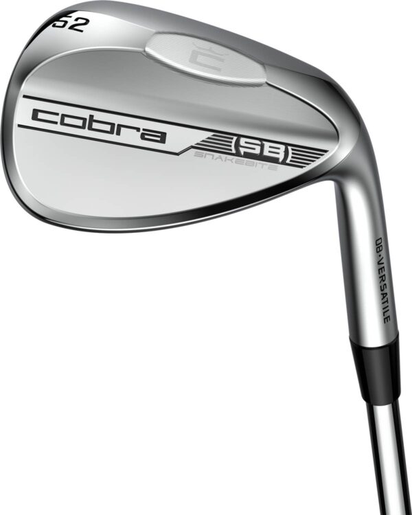 Cobra Snakebite Versatile Herre Gap Wedge - Chrome - Højre - 50.0° / 08° / Versatile - KBS HI Rev 2.0 Stiff Stål