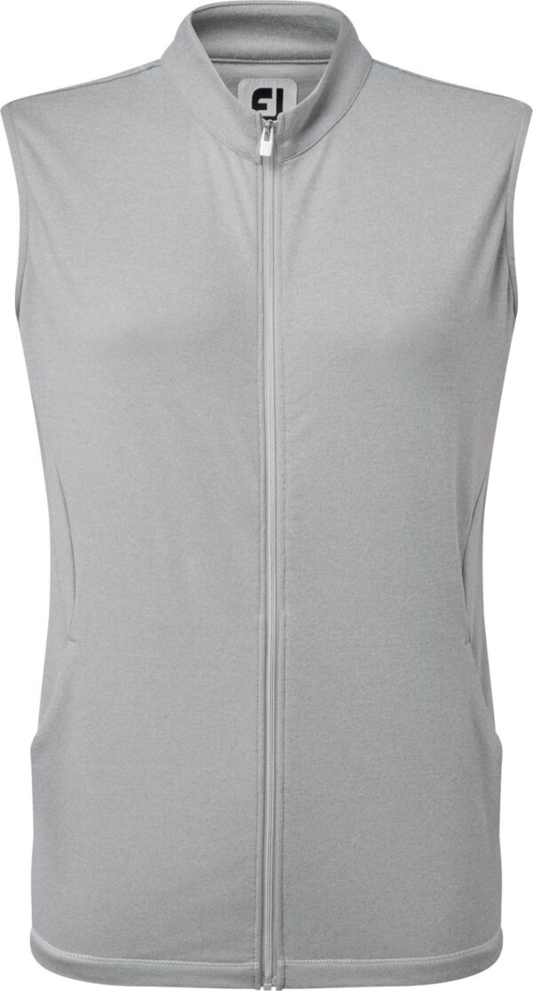 Footjoy Full-Zip Solid Dame Vest - Heather Grey - Str. XXL