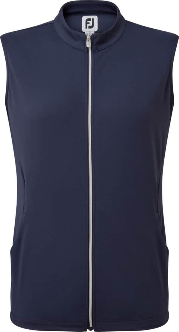 Footjoy Full-Zip Solid Dame Vest - Navy - Str. XXL