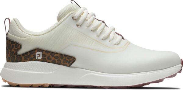 Footjoy Performa Vandtætte Dame Golfsko Uden Spikes - Cream/Beige/Multi - Str. 36 1/2 Normal