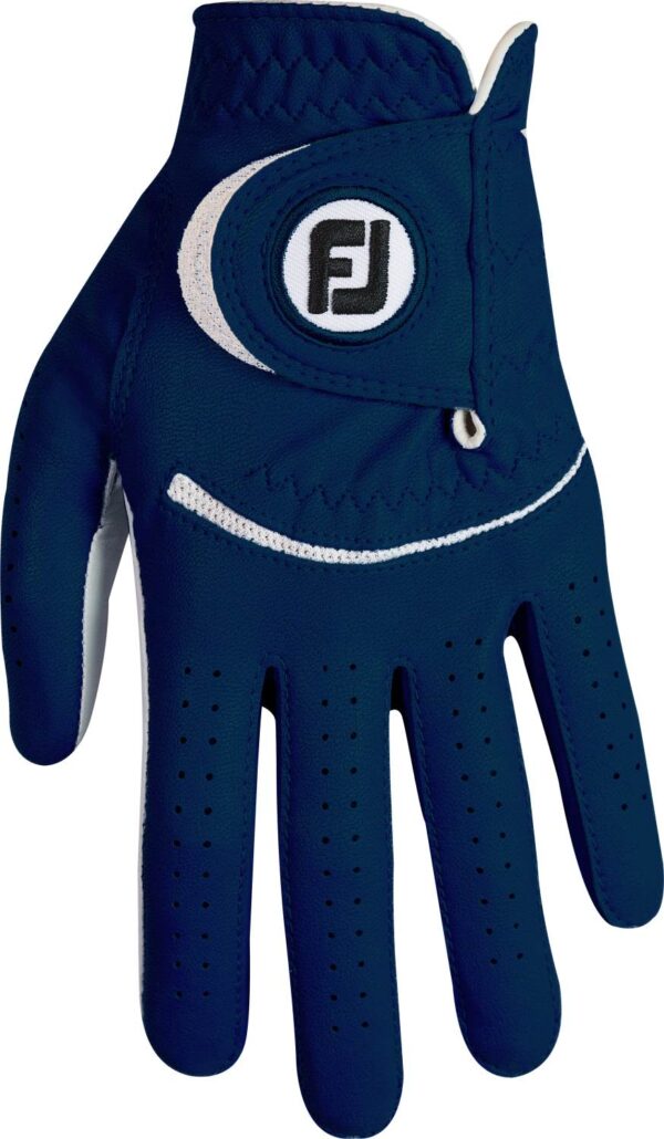 Footjoy Spectrum Læder Dame Golfhandske - Navy - Venstre - Str. M / L