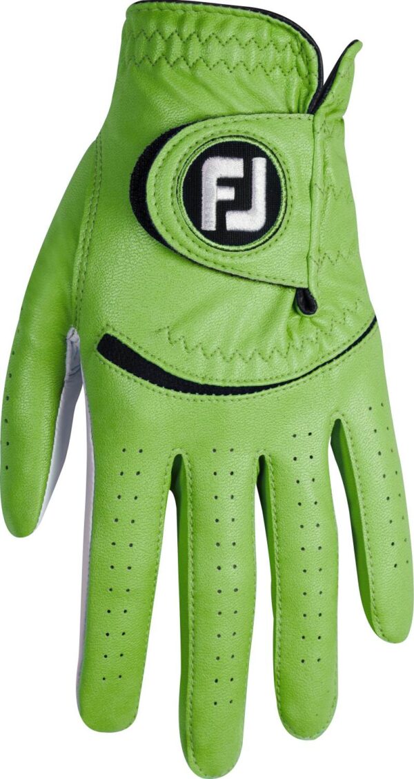 Footjoy Spectrum Læder Herre Golfhandske - Lime - Venstre - Str. L