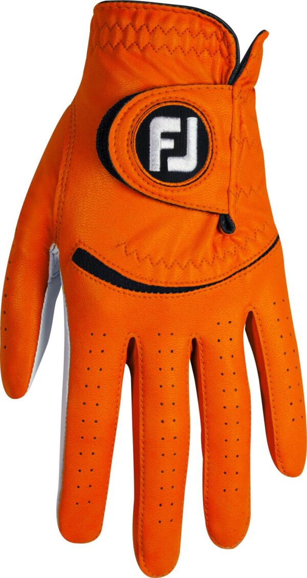 Footjoy Spectrum Læder Herre Golfhandske - Orange - Venstre - Str. L