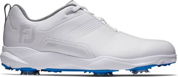 Footjoy eComfort (2022) Vandtætte Herre Golfsko Med Spikes - White - Str. 42 Normal