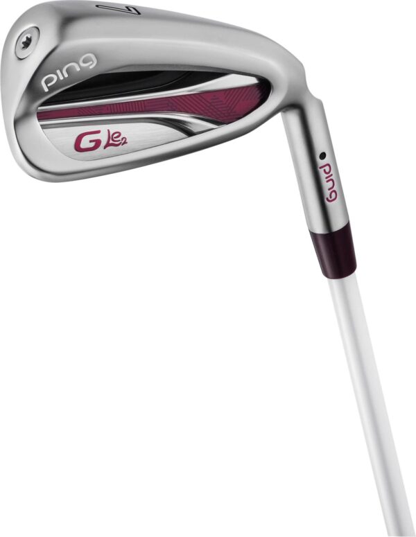 Ping G Le2 Dame Jernsæt - Chrome - Højre - 6-9, PW, SW - Ping ULT Dame Lite Grafit