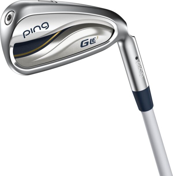 Ping G Le3 Dame Jernsæt - Chrome - Venstre - 5H, 6H, 7-9, PW, SW - Ping ULT250 i Dame Lite Grafit