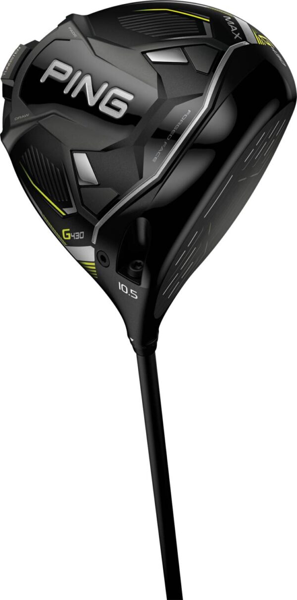 Ping G430 Max Herre Driver - Sort - Højre - 10.5° - Ping Alta CB Black 55 Regular Grafit