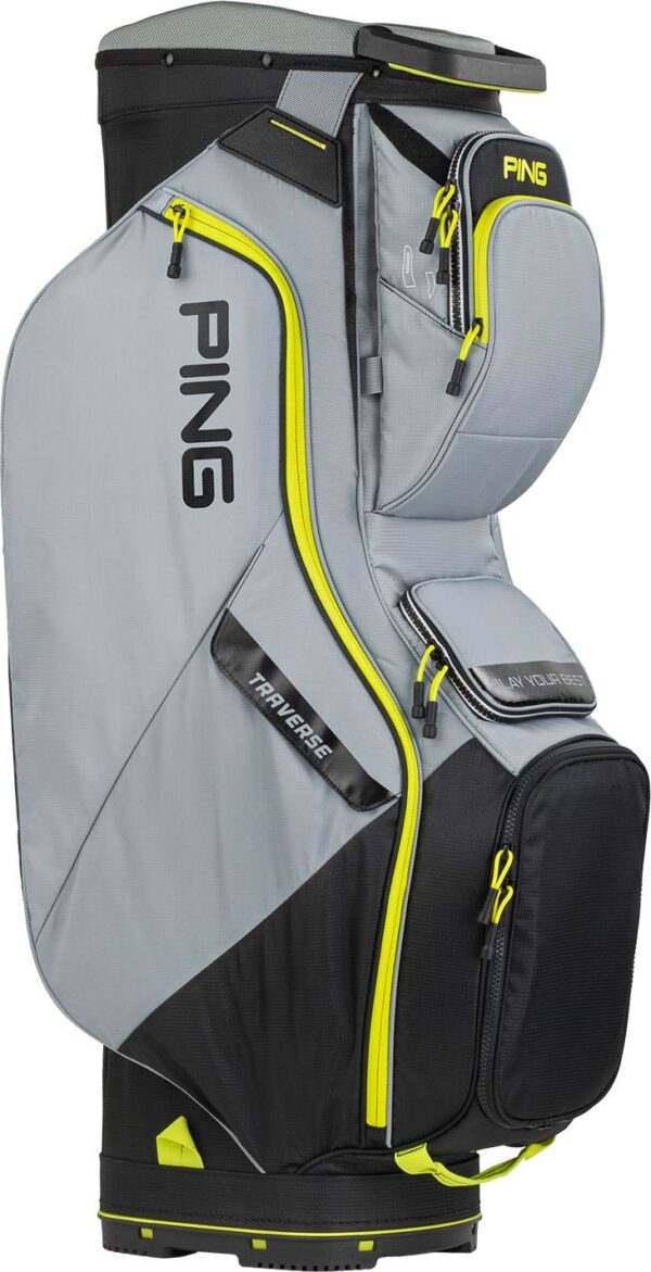 Ping Traverse Vognbag - Black/Iron/Neon Yellow