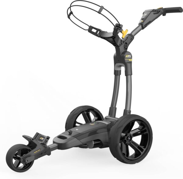 PowaKaddy CT6 EBS Elektrisk golfvogn - Sort - 220Wh, 29.6V (18 Huller)