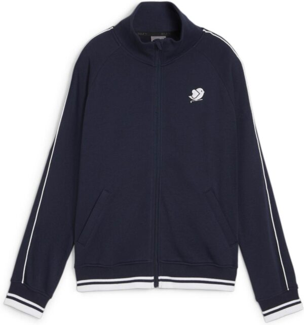 Puma Birdie Track Windbreaker Dame Cardigan - Deep Navy/White Glow - Str. XL