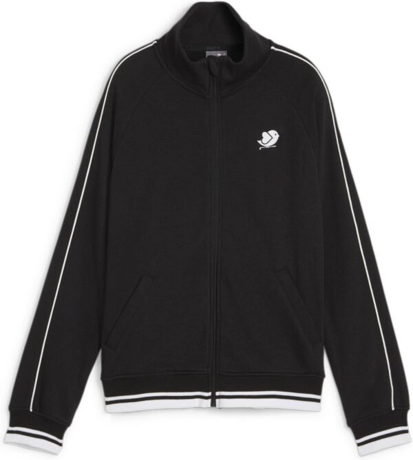 Puma Birdie Track Windbreaker Dame Cardigan - Puma Black/White Glow - Str. XL