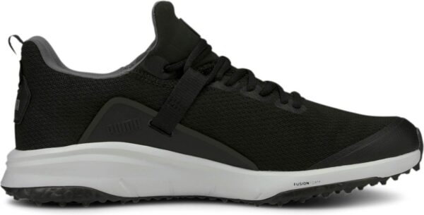 Puma Fusion Evo Drenge Golfsko Uden Spikes - Puma Black/Puma Black - Str. 39 Normal