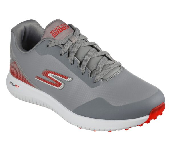 SKECHERS GO GOLF MAX 2 ARCH FIT Waterproof Herre Golfsko - Grå/Rød