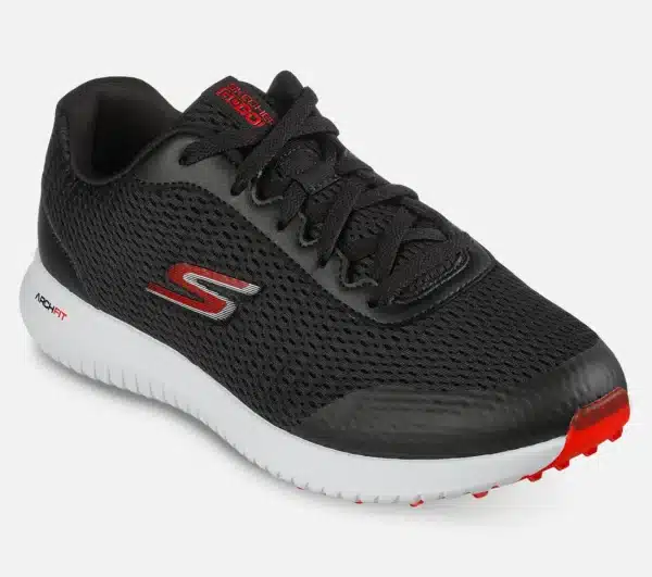 SKECHERS GO GOLF Max Fairway 3 Vandafvisende Herre Golfsko - Sort/Rød