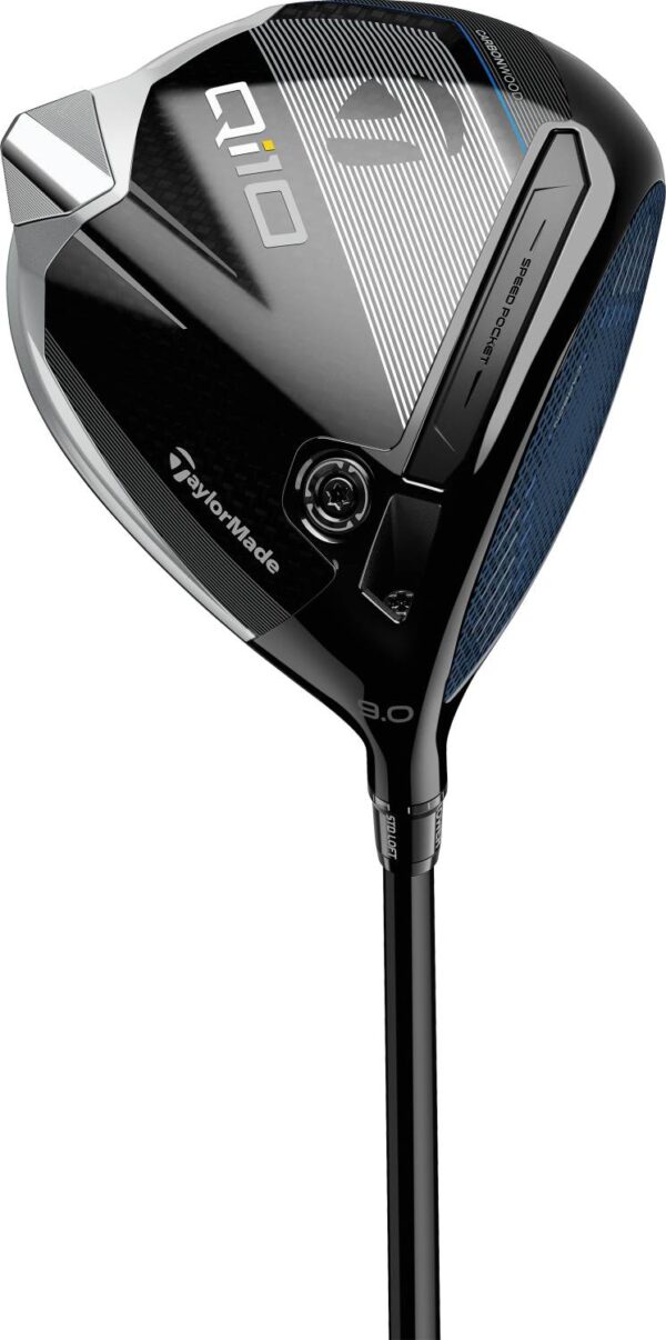 Taylormade Qi10 Herre Driver - Sort/Blå - Højre - 9.0° - Fujikura Ventus TR Blue 5 Regular Grafit