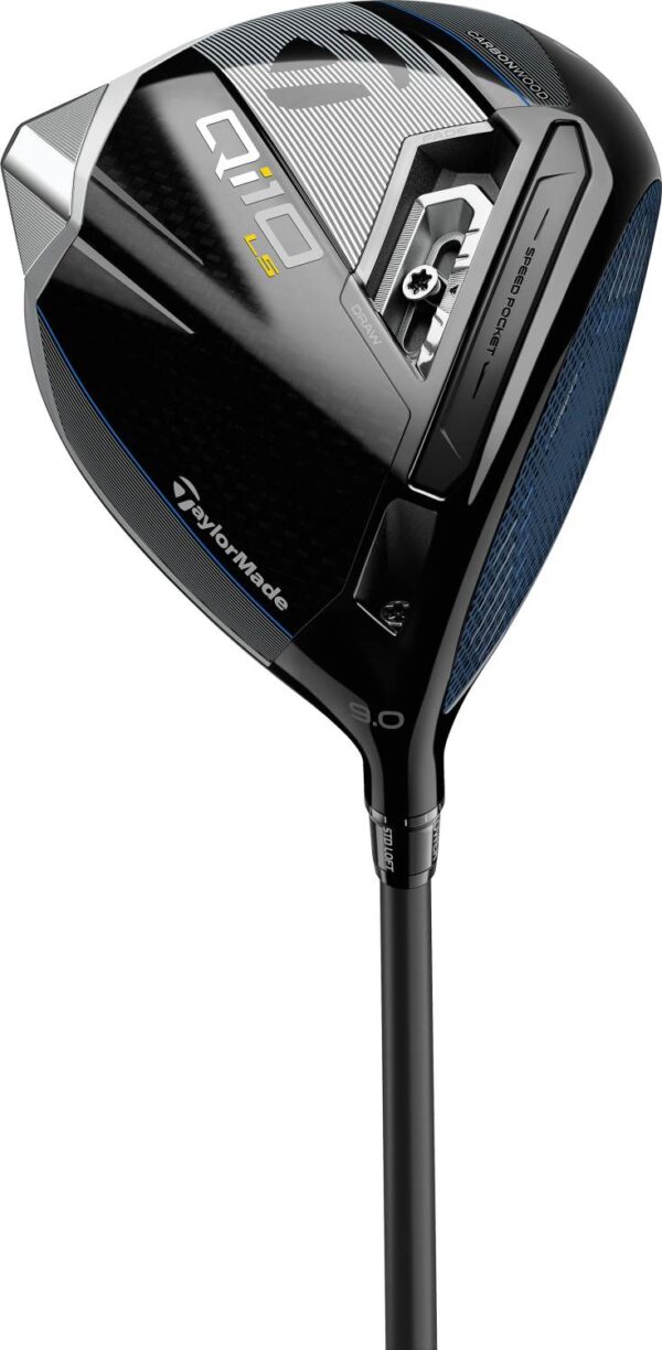 Taylormade Qi10 LS Herre Driver - Sort/Blå - Højre - 9.0° - Mitsubishi Chemical Tensei AV Limited Blue 65 Stiff Grafit