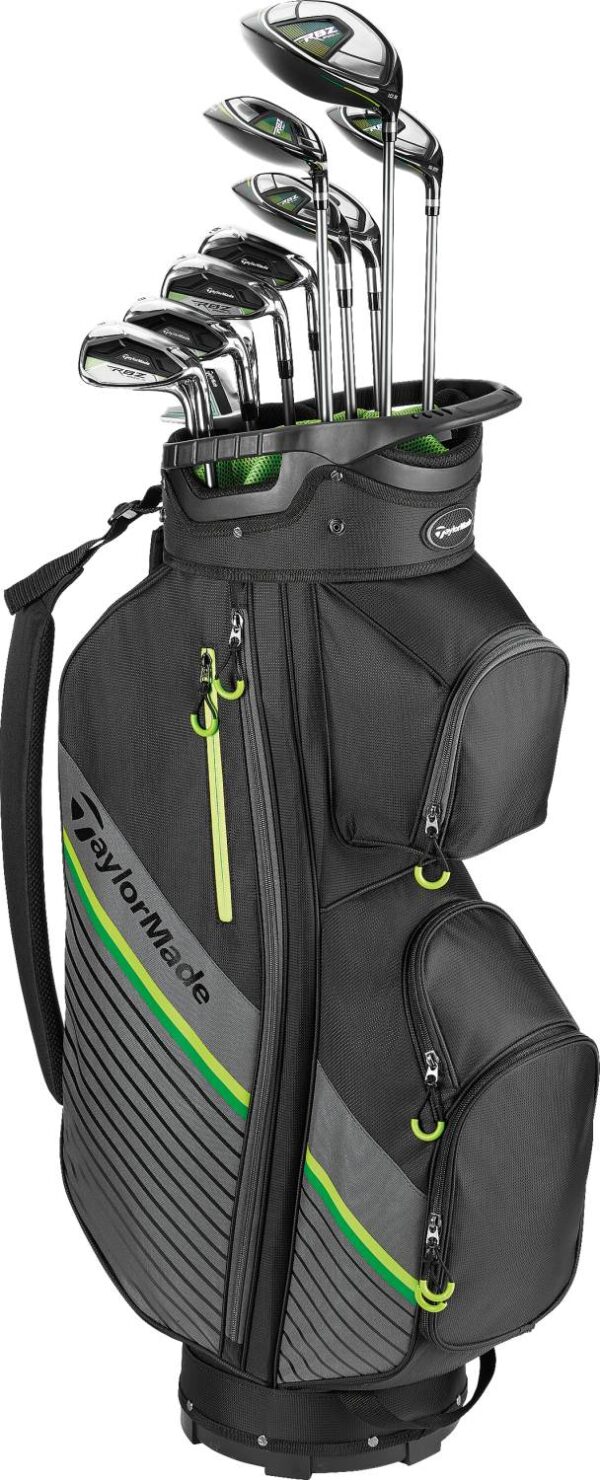 Taylormade RBZ SpeedLite Herre Golfsæt - Black/Green - Højre - DR, 3FW, 5FW, 4HY, 5HY, 6-9, PW, SW, PUTTER - Taylormade RBZ SpeedLite Regular Stål